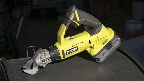 18 gauge sheet metal cutter|Ryobi P591 18V One+ 18 Gauge Offset Shears .